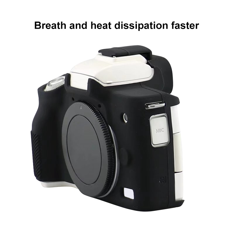 Soft Silicone Protective Case for Canon EOS M50 Mark II / M50 II. 