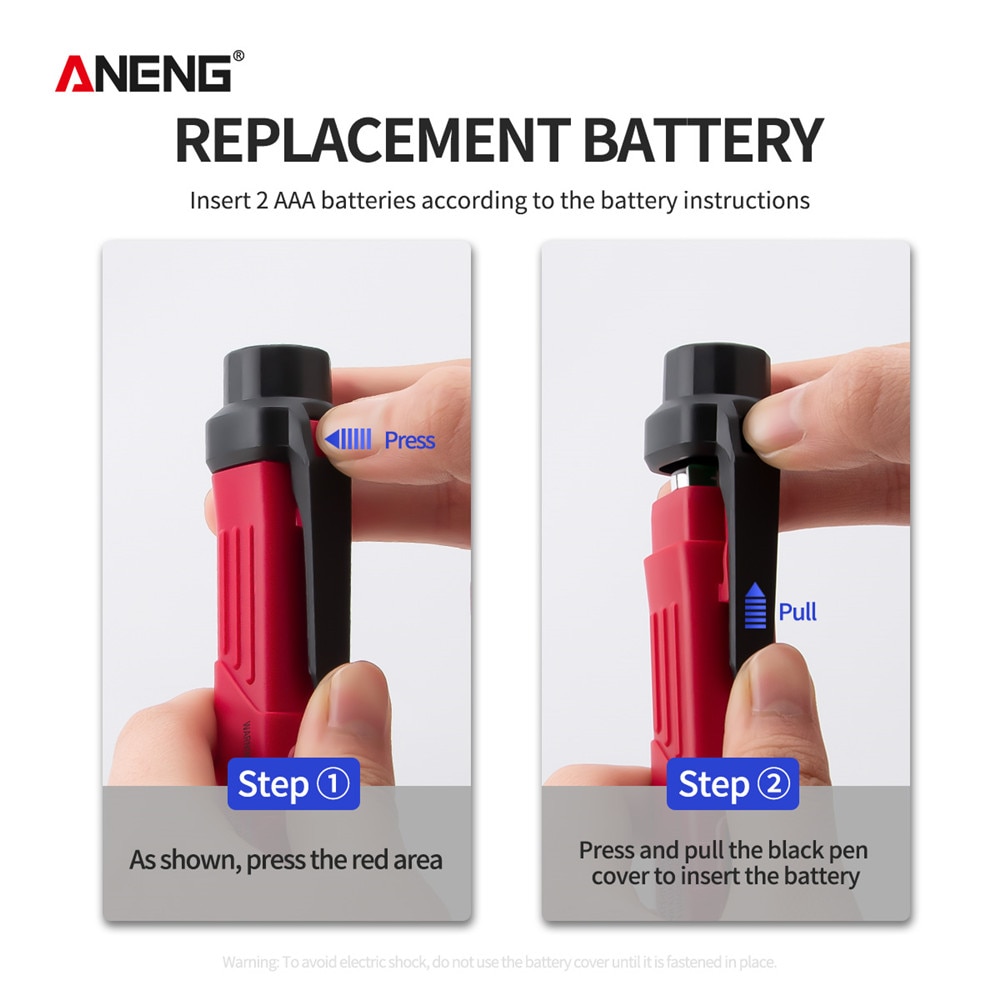 ANENG VD802 Digital 12-1000V AC/DC Voltage Detectors Non-Contact Pen Tester Meter Volt Current Electric Test Pencil 2020 new. 