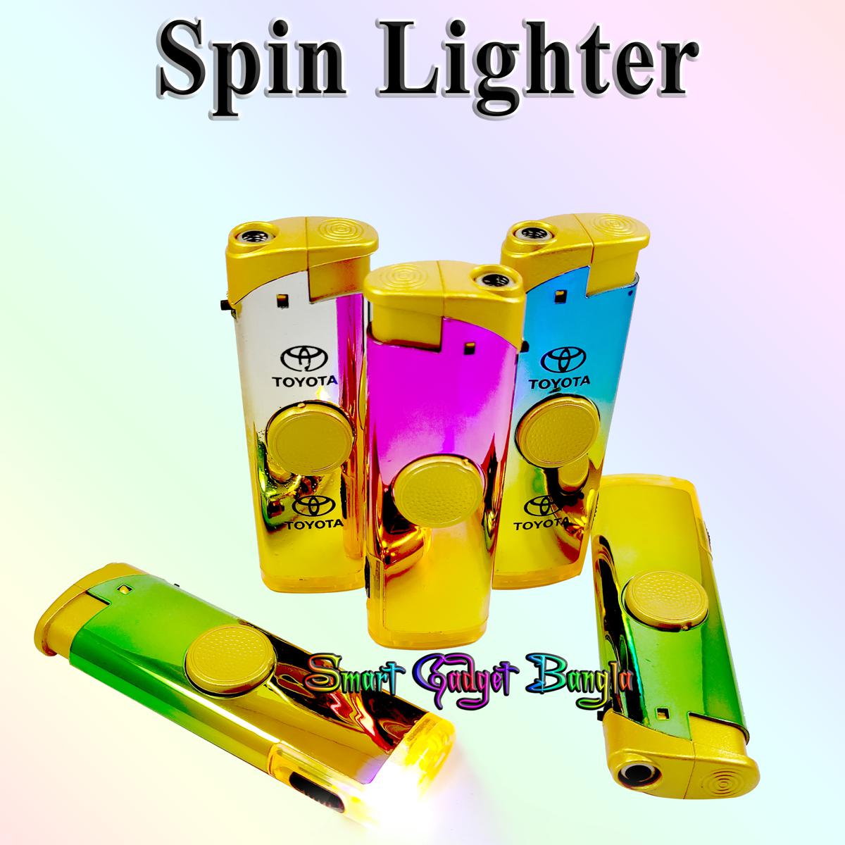Spinner Gas Lighter 1 - PCS Multicolor Spin Lighter