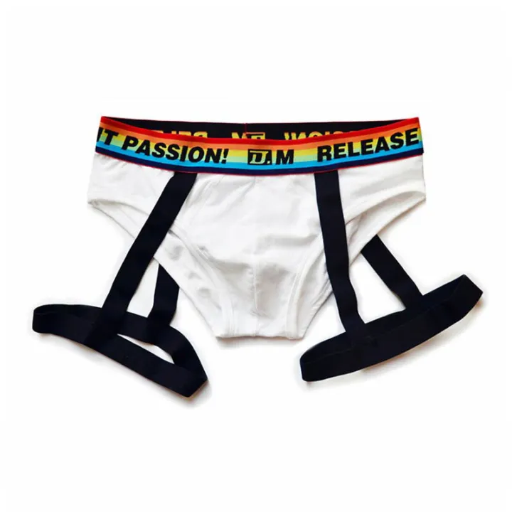 Male Ropa Interior Hombre Personanity Gay Sexy Men Cotton Briefs Underpants  Cueca Masculina Slip Homme: Buy Online at Best Prices in Bangladesh |  