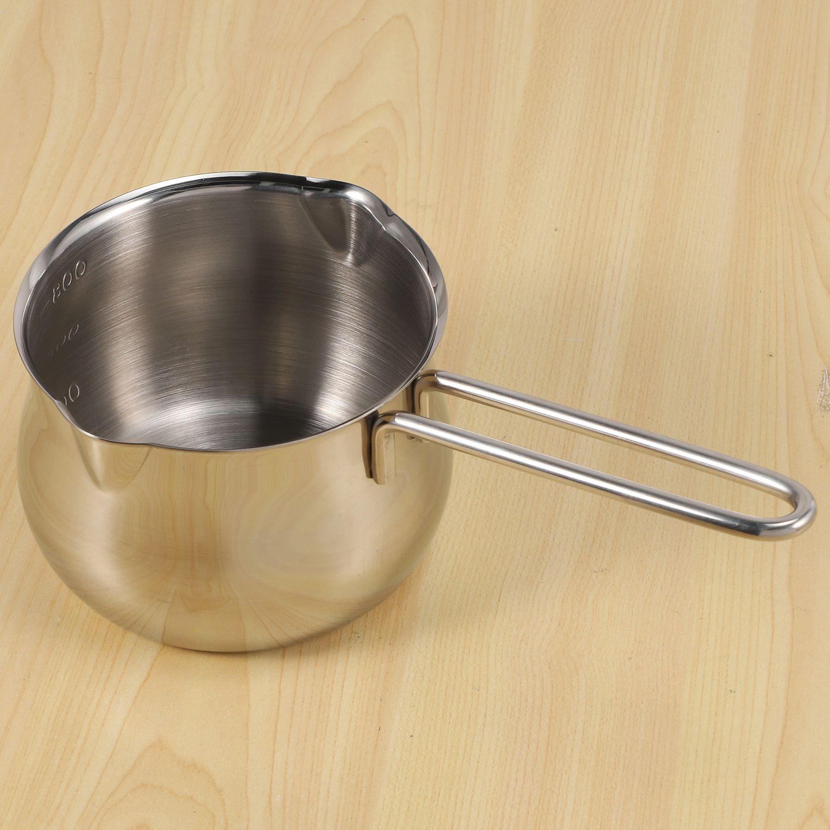 OUMERY Non-Stick Pan Milk Pot Butter Chocolate Melted Heating Pot Warmer Pan Small Saucepan Cheese Pot With Pour Spouts. 