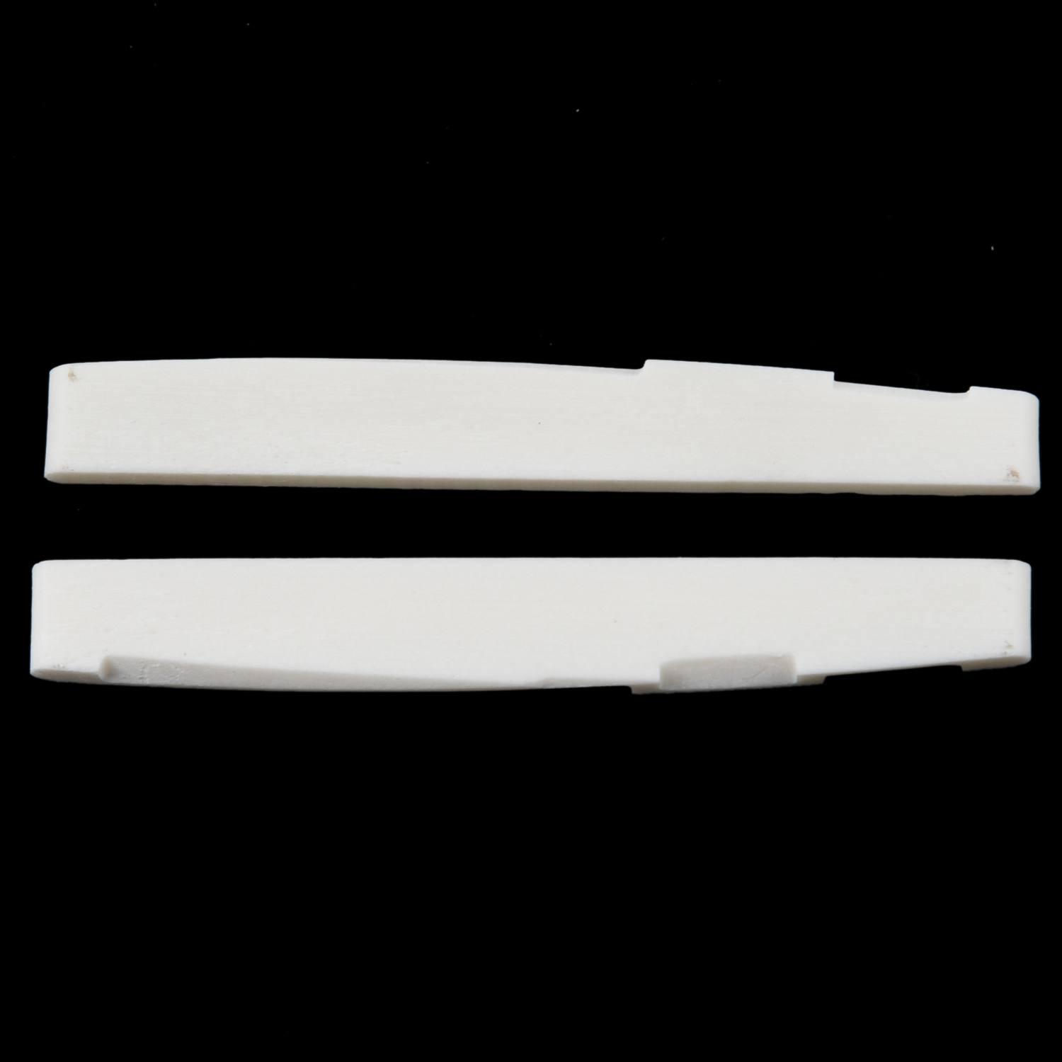 Harmony 6 String Acoustic Bone Bridge Guitar Slotted Saddle Guitar Parts(Pack of 2). 