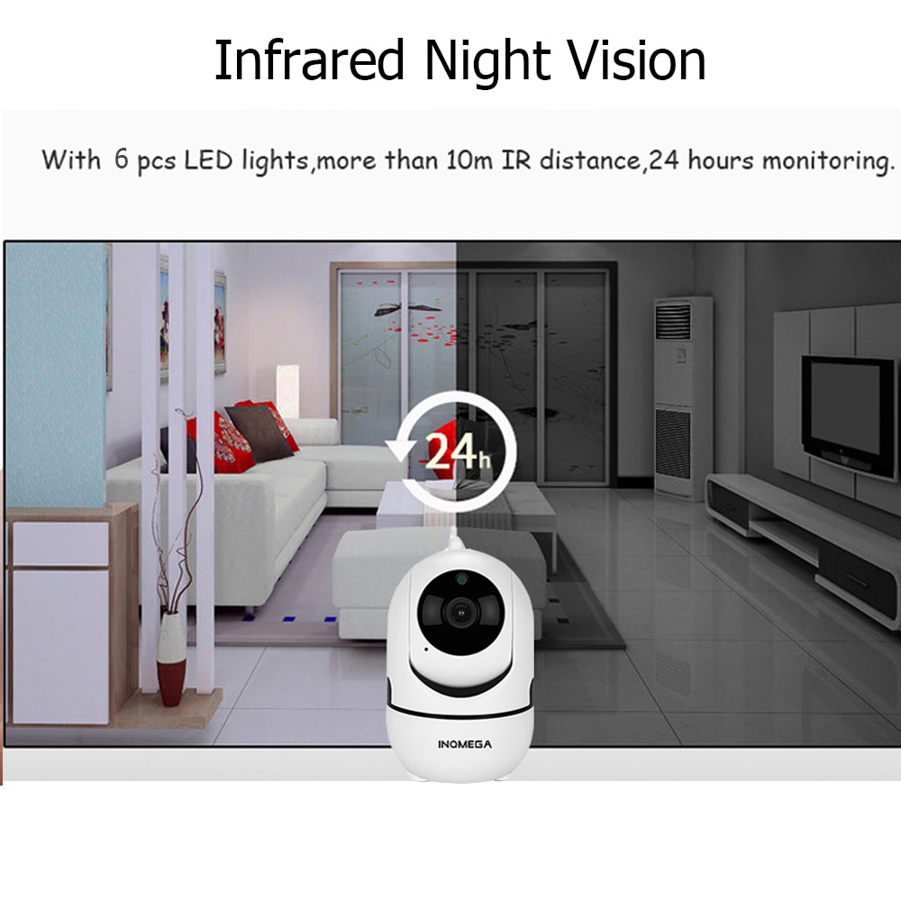 INQMEGA 1080P Cloud Wireless IP Camera Intelligent Auto Tracking Of Human Home Security Surveillance CCTV Network Mini Wifi Cam. 
