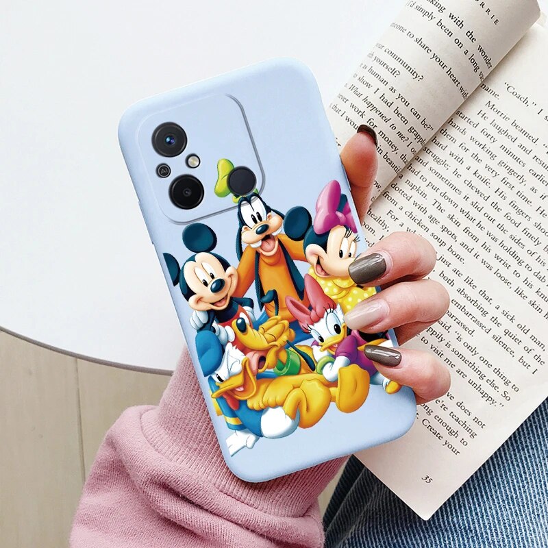 Mickey Minnie Cute For Redmi 12C 11A 4G Phone Case Cartoon Mouse Pattern Soft Fundas Bumper For Xiaomi Redmi12C Cover