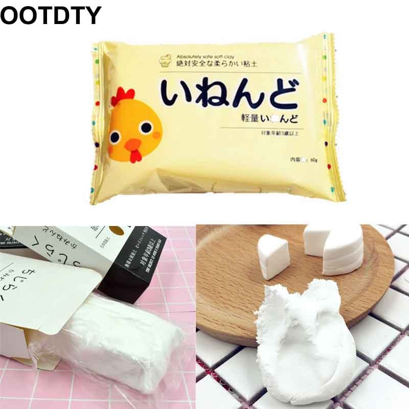【happy one】1 Piece Chicken Soft Clay Lightweight Air Dry Ultralight Clay Mud Kids Toy Chicken White. 