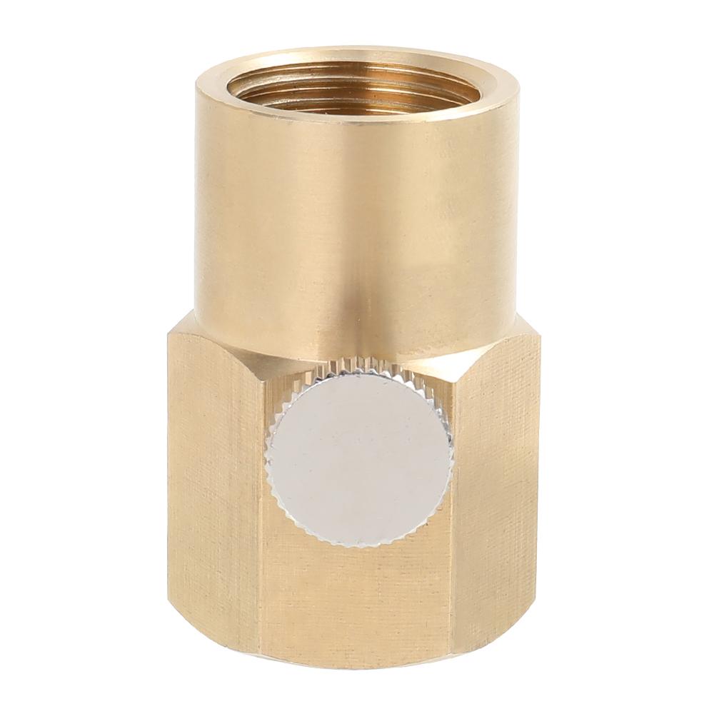 KOGEEK Brass Adapter for Refill Soda Stream and Soda Club W21.8-14. 