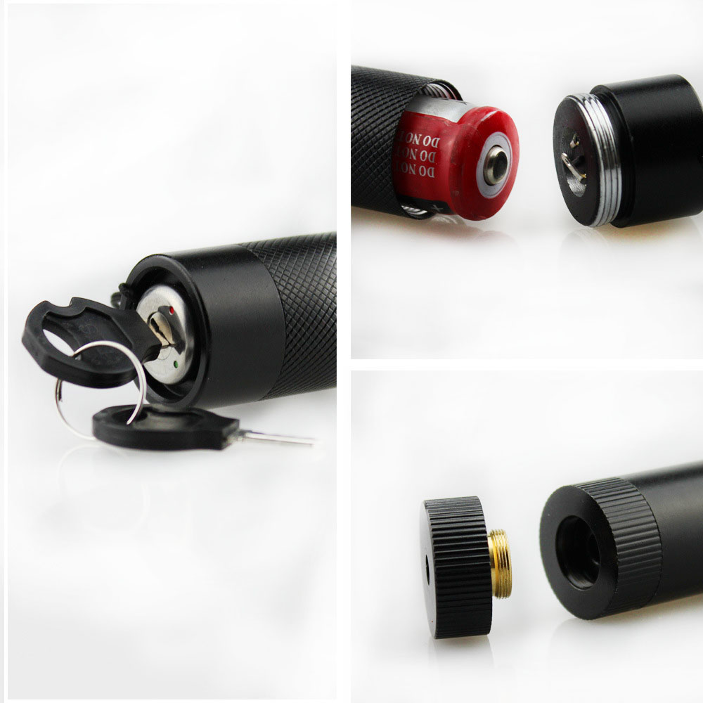 Green Laser Pointer jd 303 with Adjustable Focus Star Lens 100mw. 