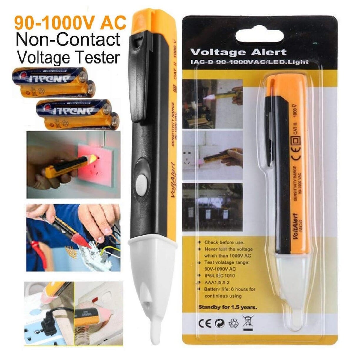 AC]90V&gt;1000V]Voltage Detector]Safety Electric Tester]]RRM