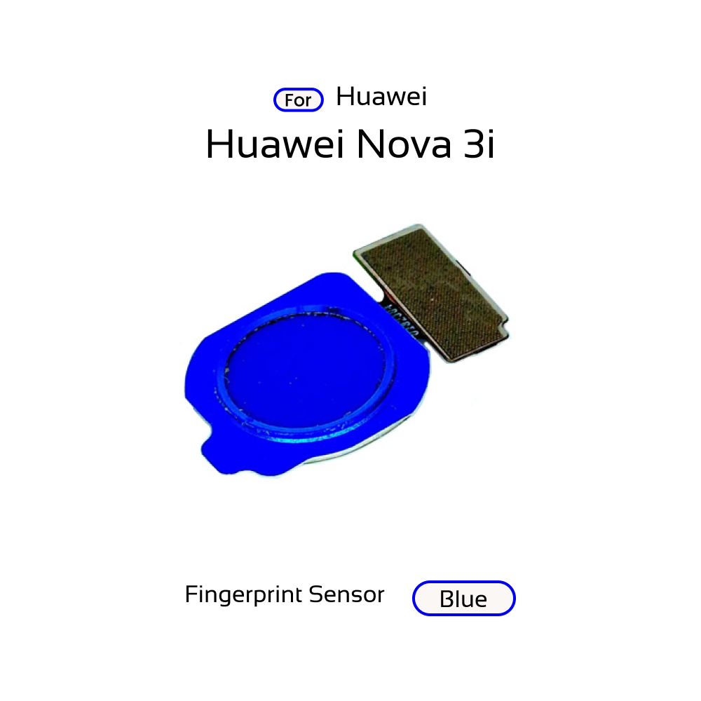 For Huawei Nova 3i Blue Color Fingerprint Scanner Replacement Parts
