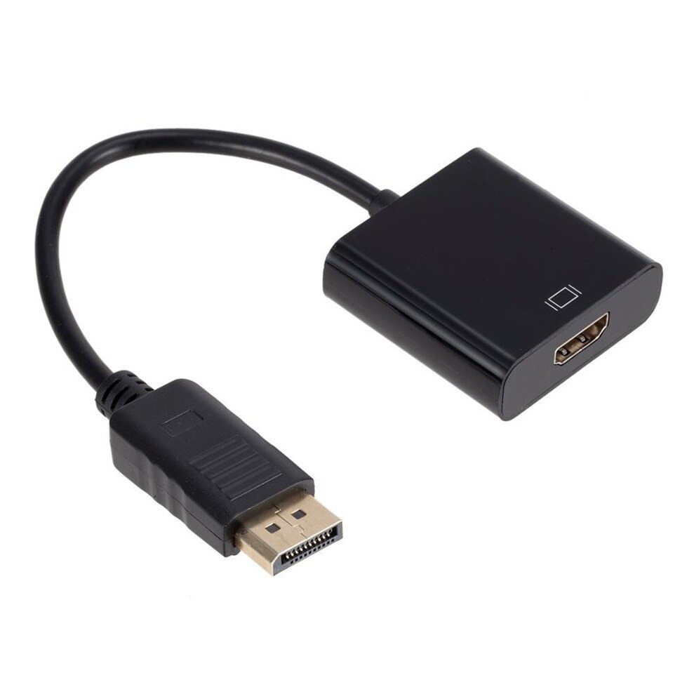 Displayport to HDMI Adapter DP to HDMI Converter Displayport HDMI Adapter DP Male to HDMI Female ^^^Black^^^. 