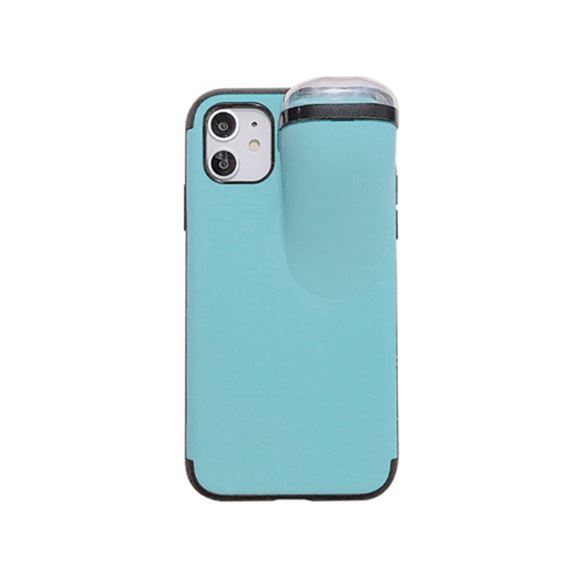 【The road to happiness Store】2 In1 Silicone iPhone Case Airpod Case for iPhone 11 Pro Max Xs Max Xr X 10 8 7 With AirPods Holder Case iPhone AirPods Cover. 