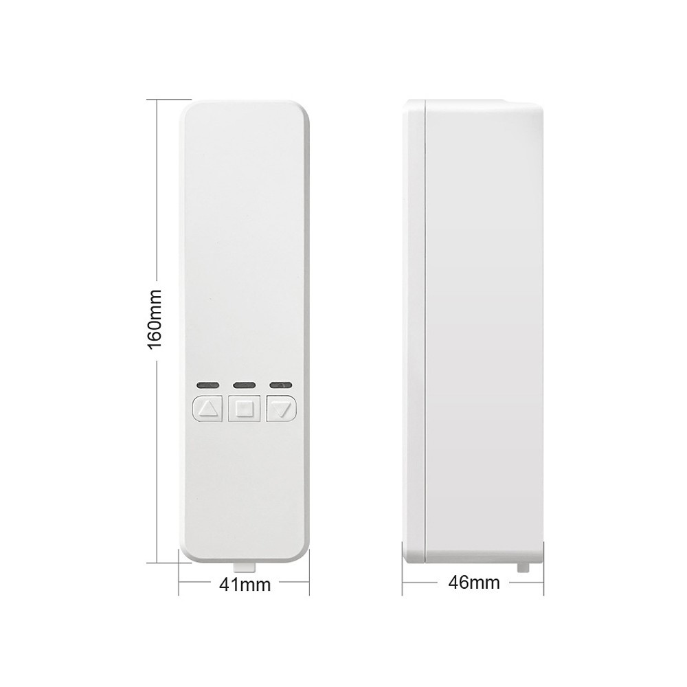 Tuya WiFi Intelligent Pull Bead Curtain Motor Electric Roller Blinds Driver Automatic Opener Support APP/Voive/Remote Control Timer Setup Percentage Control Compatible with Alexa Google Assistant-eu. 