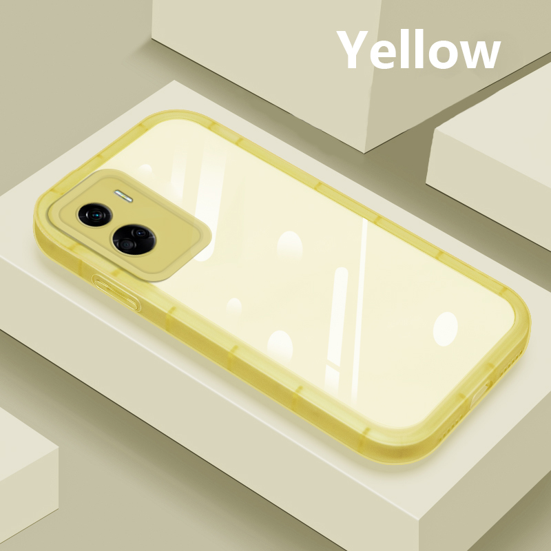 Biruiqu For Honor 90 Lite New Airbag Anti-drop Protective Case Transparent Frosted Soft Silicone All-Inclusive Phone Case