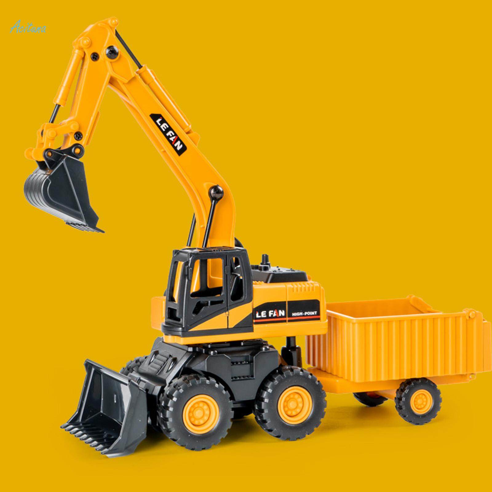 Engineering Vehicle Model Excavators Toy for Decoration Ages 3 and up