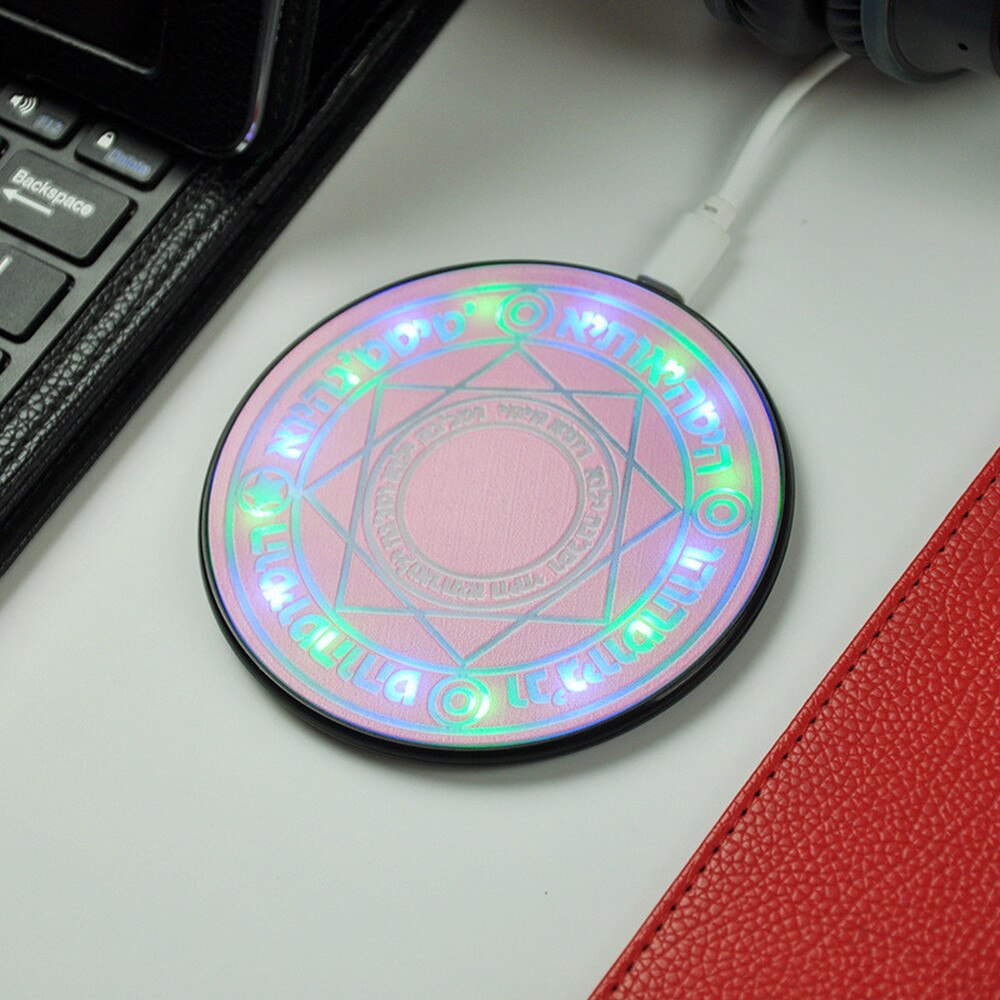 10W Fast Wireless Charging Pad Magic Array Wireless Charger For iPhone X 8 Plus XS MAX XR Samsung S6 S7 Edge S8 S9 Plus Note 5. 