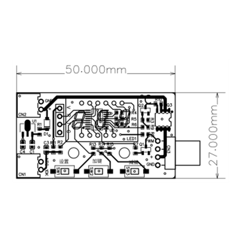 DC 12V PWM Temperature Detector Probe Controller Module 4-Wire Temperature Fan Controller Governor for PC Fan STK IC. 