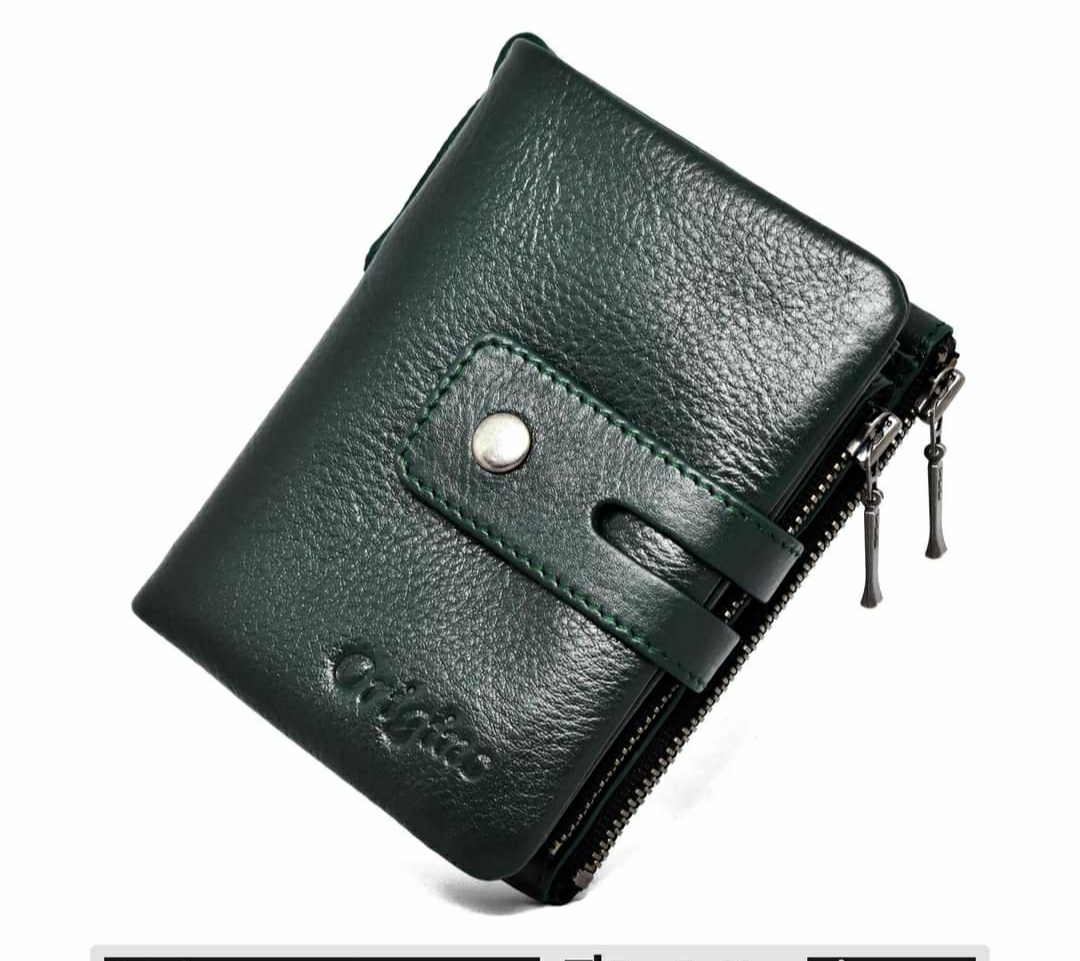 Best Leather Stylish Pocket size premium quality Wallet for Men Money Bag green Wallet For Men Daraz .bd