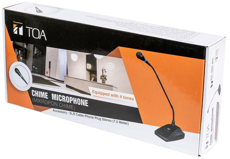 EC-380 Toa Chime Microphone for announcement factory shopping mall class room meeting microphone. 