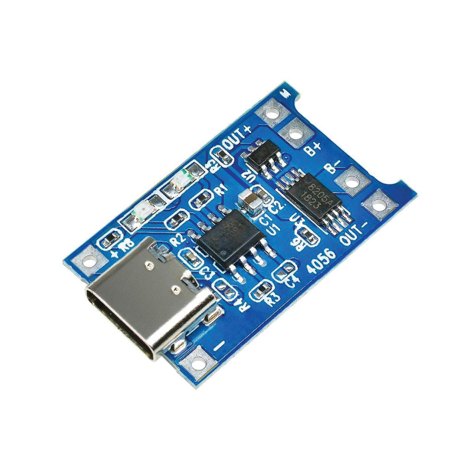 TP 4056 C Type USB Type C USB 5V 1A 18650 TP4056 Lithium Battery Charger Module Charging Board with Protection Dual Functions 1A Li-ion. 