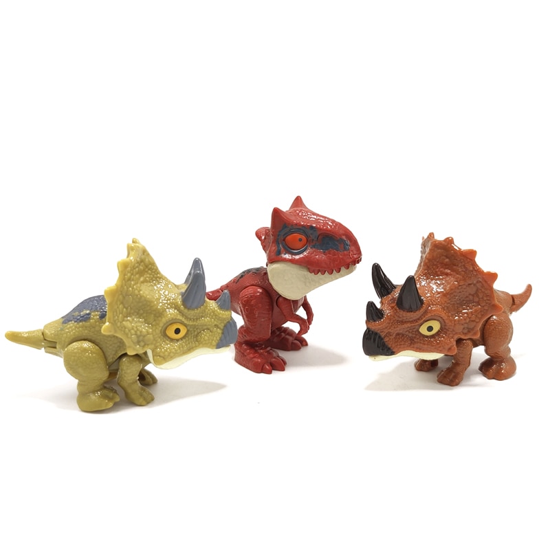 【Sandmdm】 2023 Dinosaurs Figures Velociraptor Blue Yellow Jurassic Spinosaurus Bite Hand Toy Tricky Mini World Fidget Finger Creative Xmas Gift. 