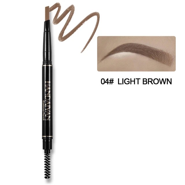 HANDAIYAN Eyebrow Tattoo Pencil Brush Double Ended Microblading Lasting Fine Sketch Tint Liquid Eyebrow Pen. 