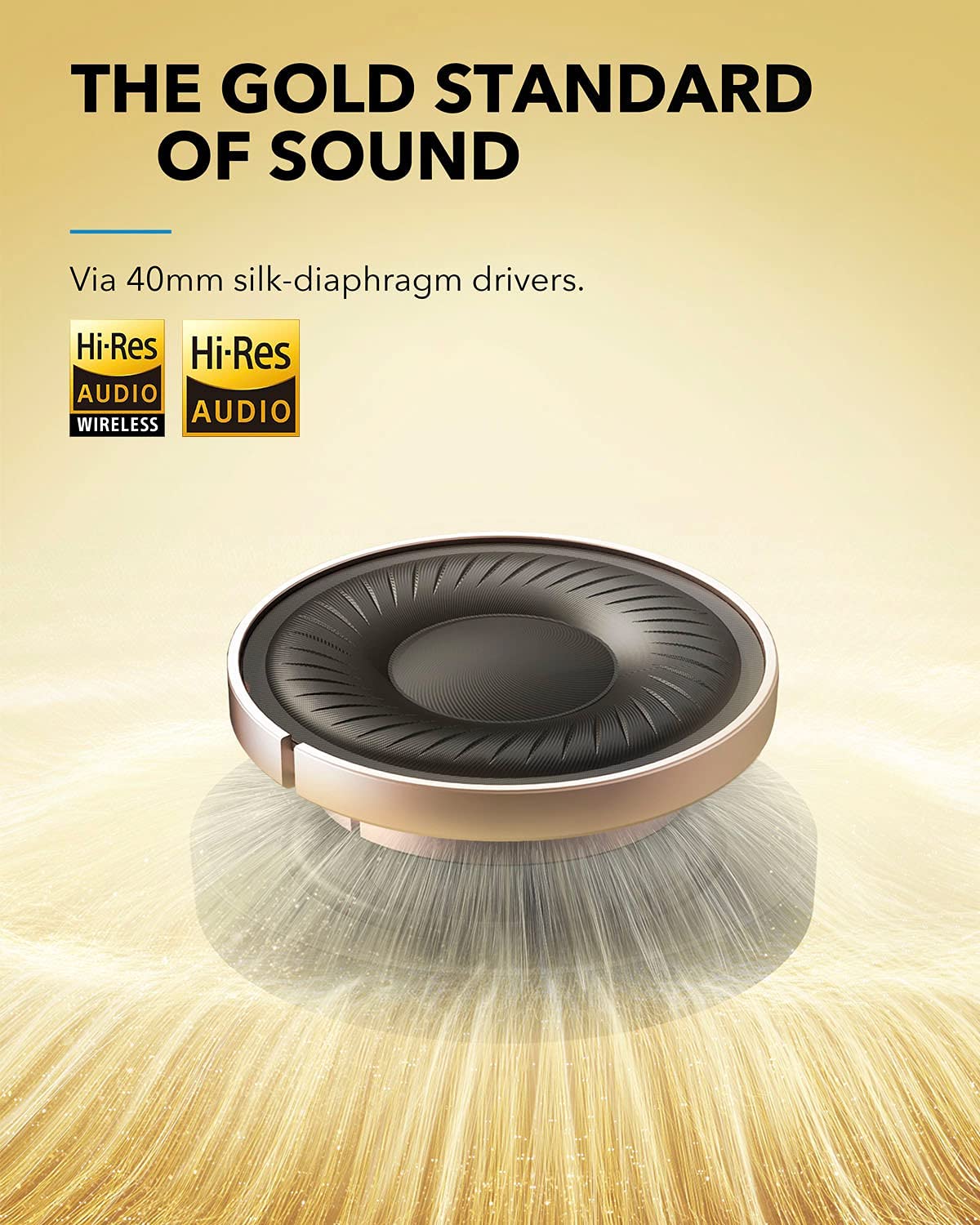 Soundcore by Anker Life Q35 Multi Mode Active Noise Cancelling wireless bluetooth Headphones, Hi-Res, 40H Playtime, Clear Calls. 