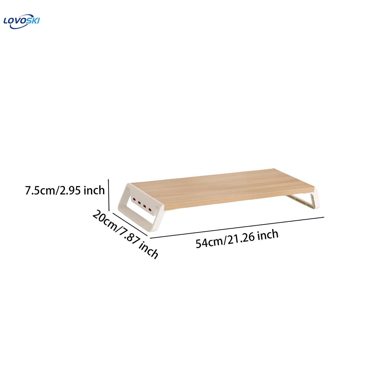 Computer Heightening Stand with USB Charging Port Multifunction Stand Riser for Bedroom. 