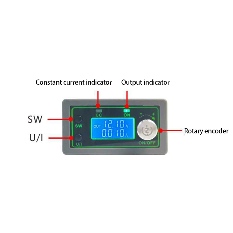 2X WZ5020L 20A 1000W DC DC Buck Converter CC CV Step-Down Power Module Adjustable Voltage Regulated Power Supply. 