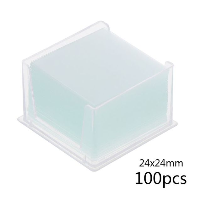 Education Lab Tool Square Glass Slide Microscope Coverslip Microscope Cover Slip P15f. 