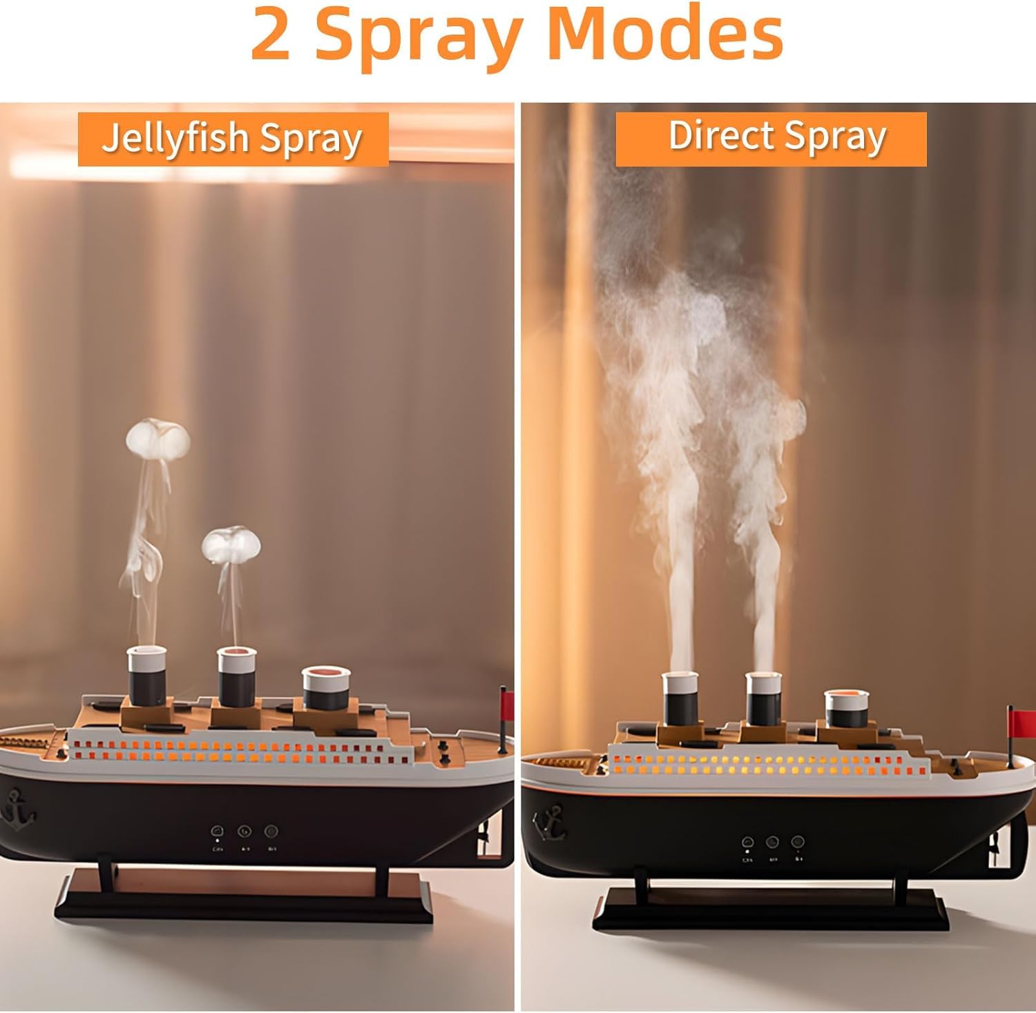 Aroma Diffuser Ship Cool Mist Humidifier with Remote Control Aroma Diffuser Humidifiers. 