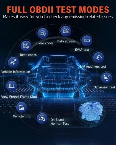 ANCEL FX9000 All System Car OBD2 Diagnostic Scanner Professional BMS/DPF/ IMMO/SAS/EPB/TPMS/AFS/Oil Reset OBD2 Diagnostic Tool. 