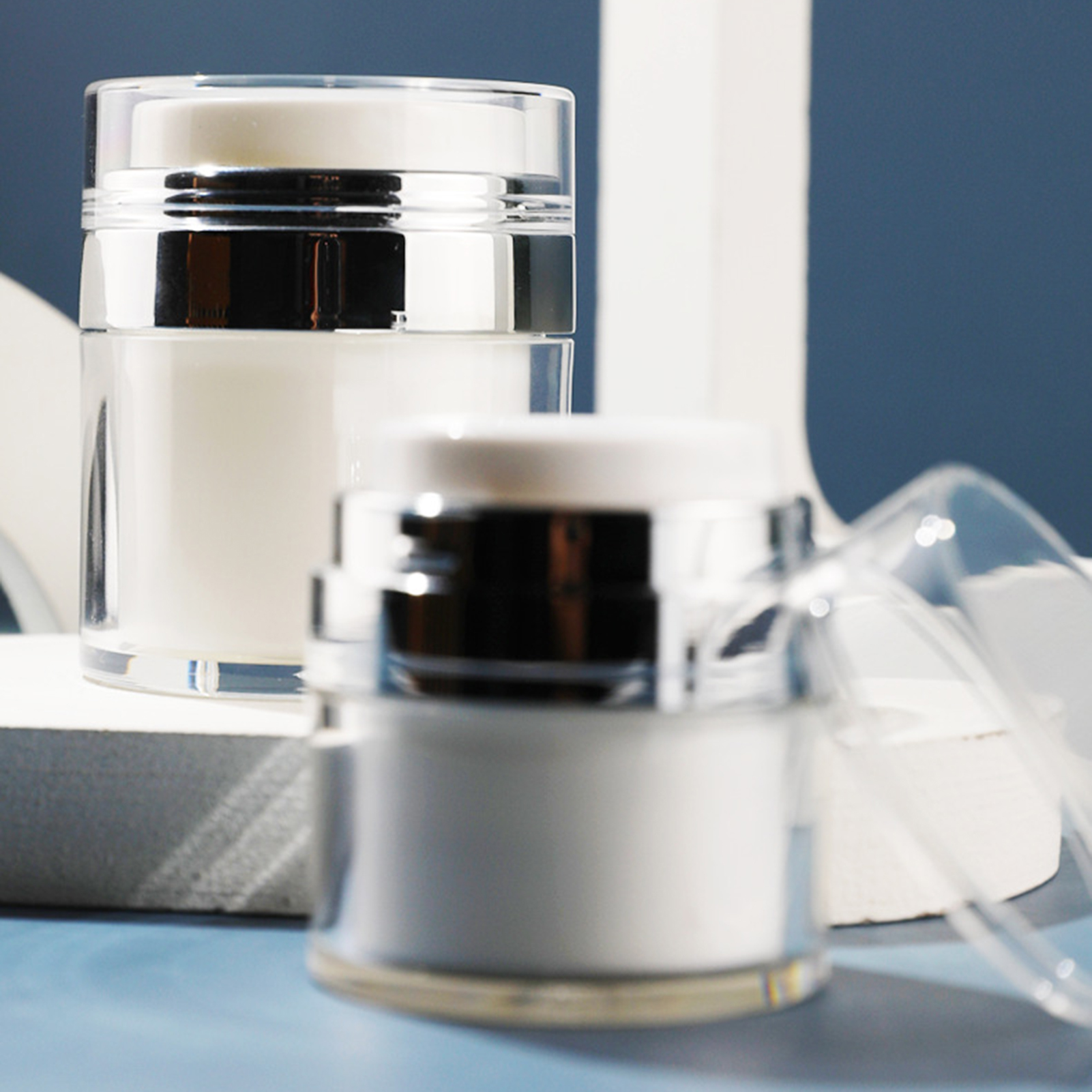15ml/30ml/50ml Cream Bottle Portable Leak-proof Empty Airless Moisturizer Face Cream Dispenser for Travel. 