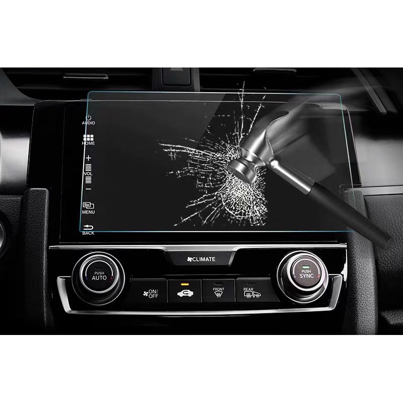 【Promotion】 Ready Stock Premium Car Player Tempered Glass Screen Protector For Android Player 9" & 10" Inch Car Player. 