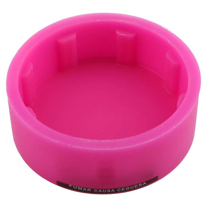 Table top ashtray with lid in silicone simple design easy to carry washable