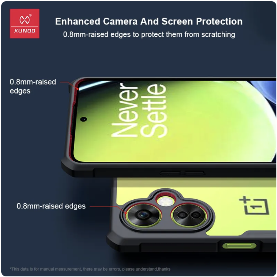 Xundd For OnePlus Nord CE 3 Lite Case,Transparent Back Cover Airbag Shockproof Protective Shell For OnePlus Nord CE 3 Lite 5G. 