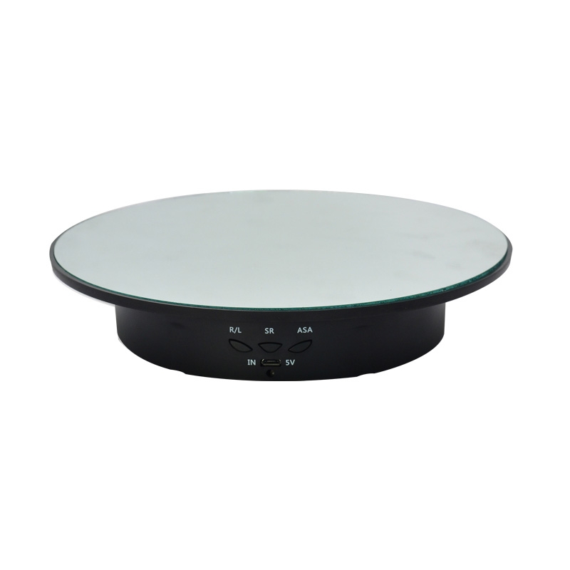 20cm USB Electric Rotating Turntable Display Stand Video Shooting Props Turntable for Photography, Load: 8kg. 