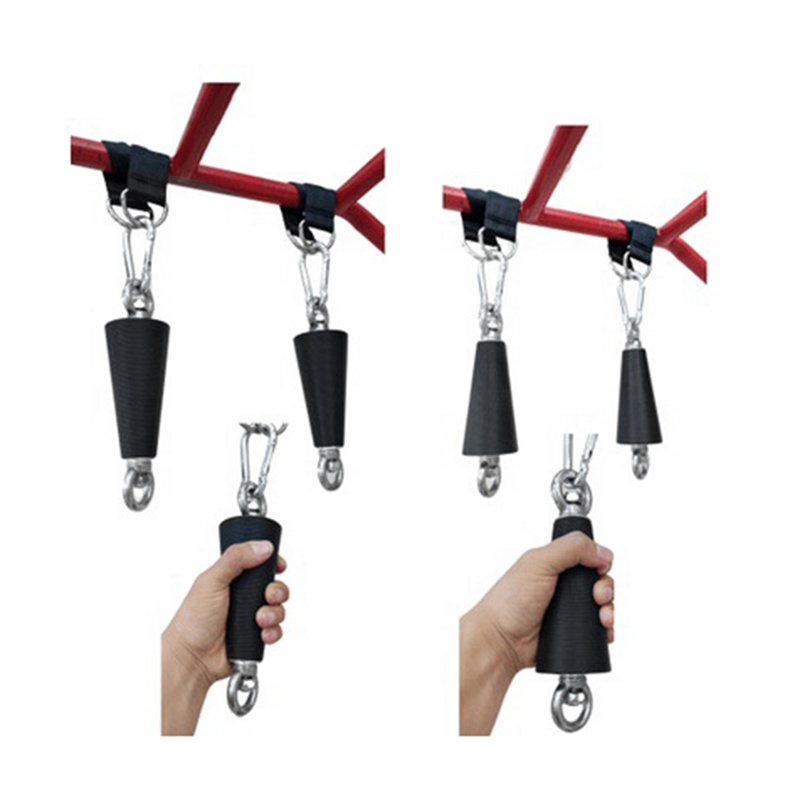 Pull Up Climbing Hold Grips with Straps Set Kit Wrist and Forearm Strengthen Finger Trainer Exerciser Set for Rock Climbing. 