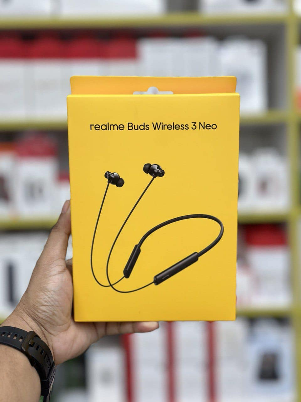 Realme Buds Wireless 3 Neo in Ear Bluetooth Neckband with 13.4 Mm Dynamic Bass Boost Driver,Upto 32 Hours Playback,Fast Charge,Ai Enc,45Ms Low Latency,Ip55 Dust&Water Resistannt&Bluetooth V 5.4. 