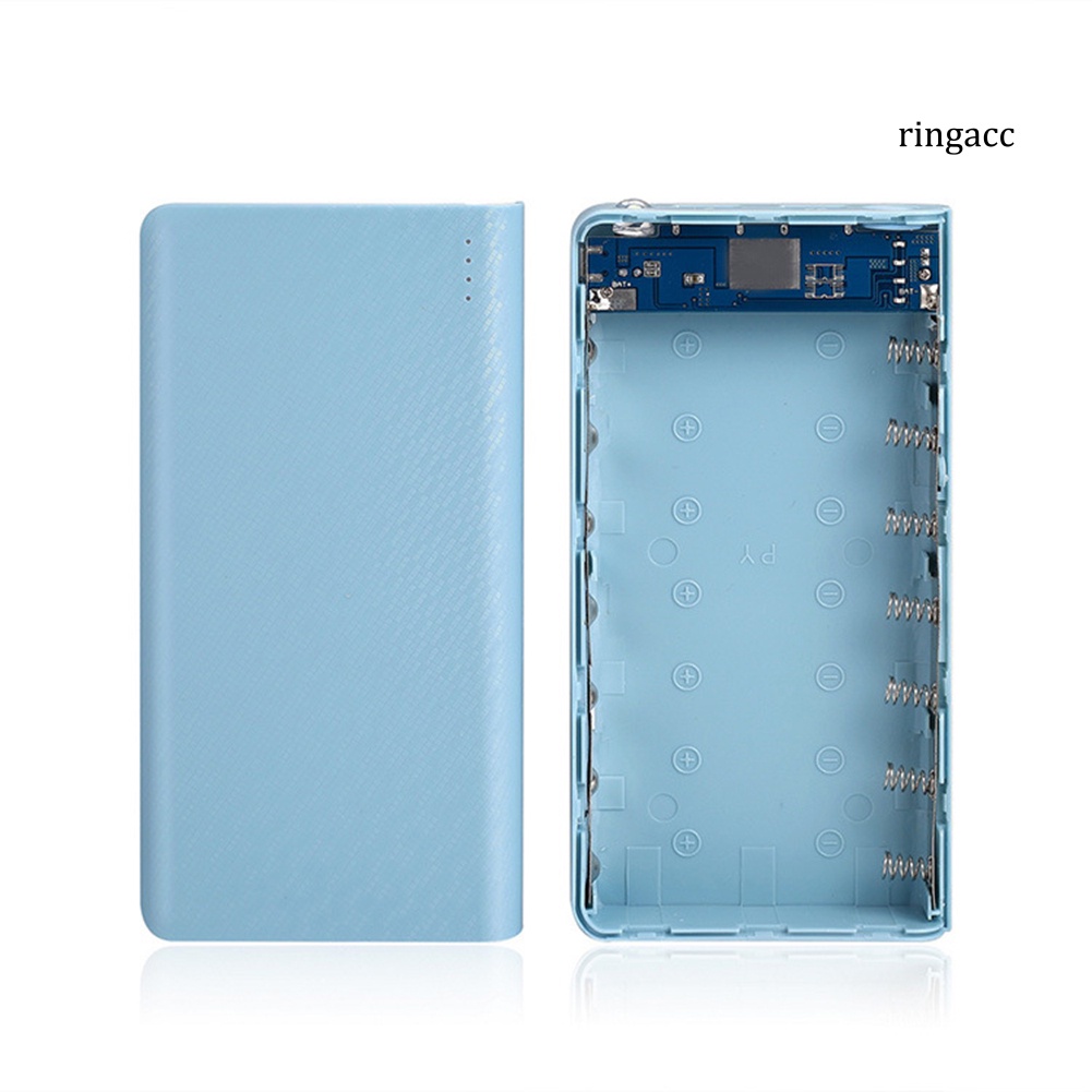 【RG Universal Empty DIY Dual USB 18650 Battery Enclosure Mobile Power Bank Case. 