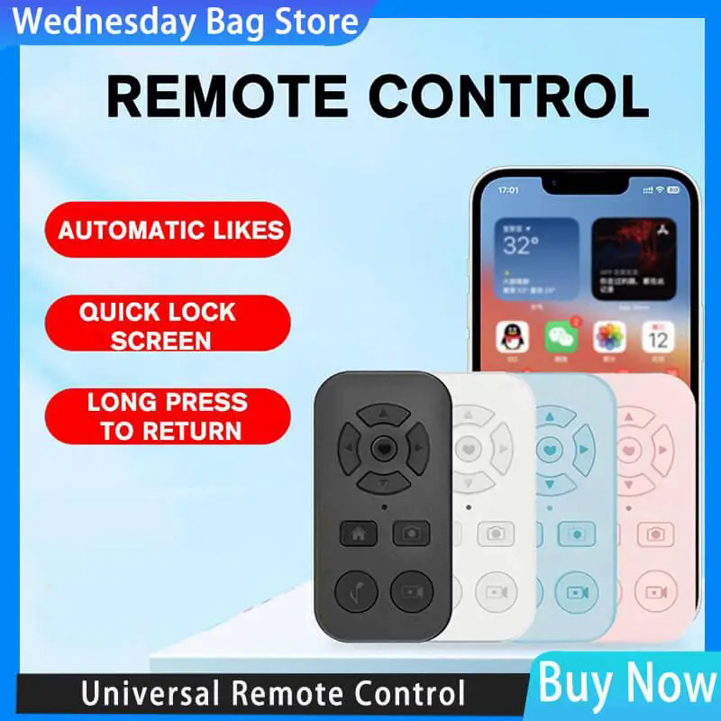 Bluetooth Smart Remote For Xiaomi IPhone Samsung Mobile Phone Universal Remote Control Selfie Stick Bluetooth Camera Controller