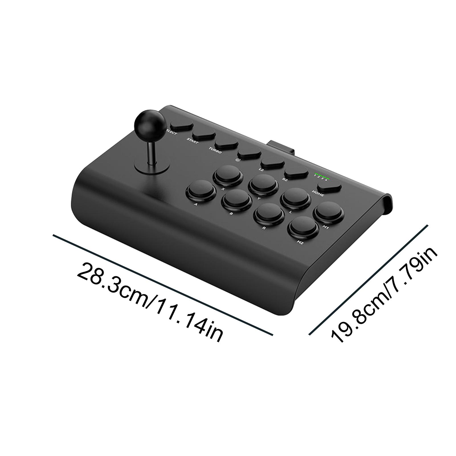 Arcade Fight Stick Arcade Game Fighting Joystick With Turbo Macro Function Compatible For PC/Android/ios/Switch/Street Fighter Y02. 