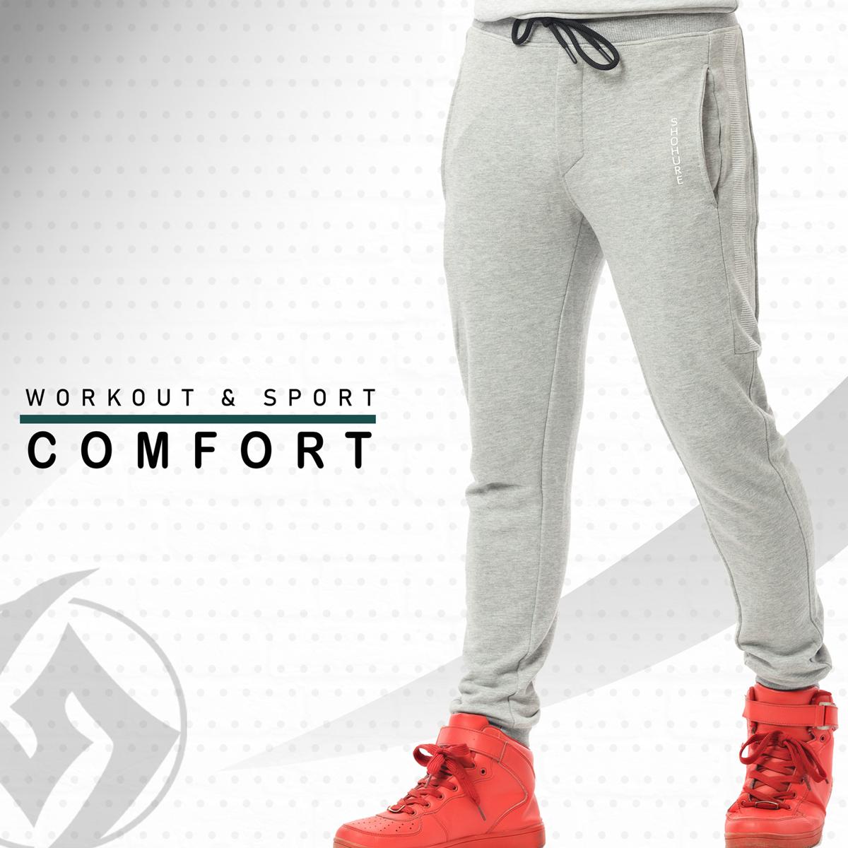 Shohure Gray color joggers - Joggers For Men