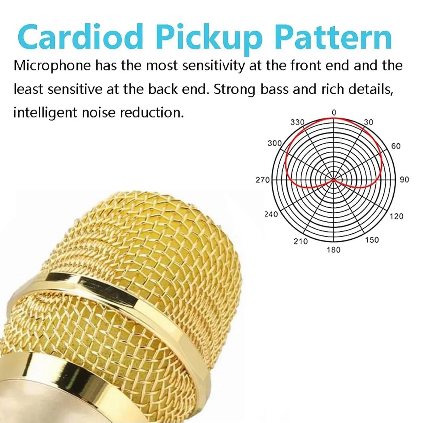 Wireless Microphone UHF Dual Cordless Dynamic Mic System with Rechargeable Receiver for karaoke Singing Dj Microphone. 