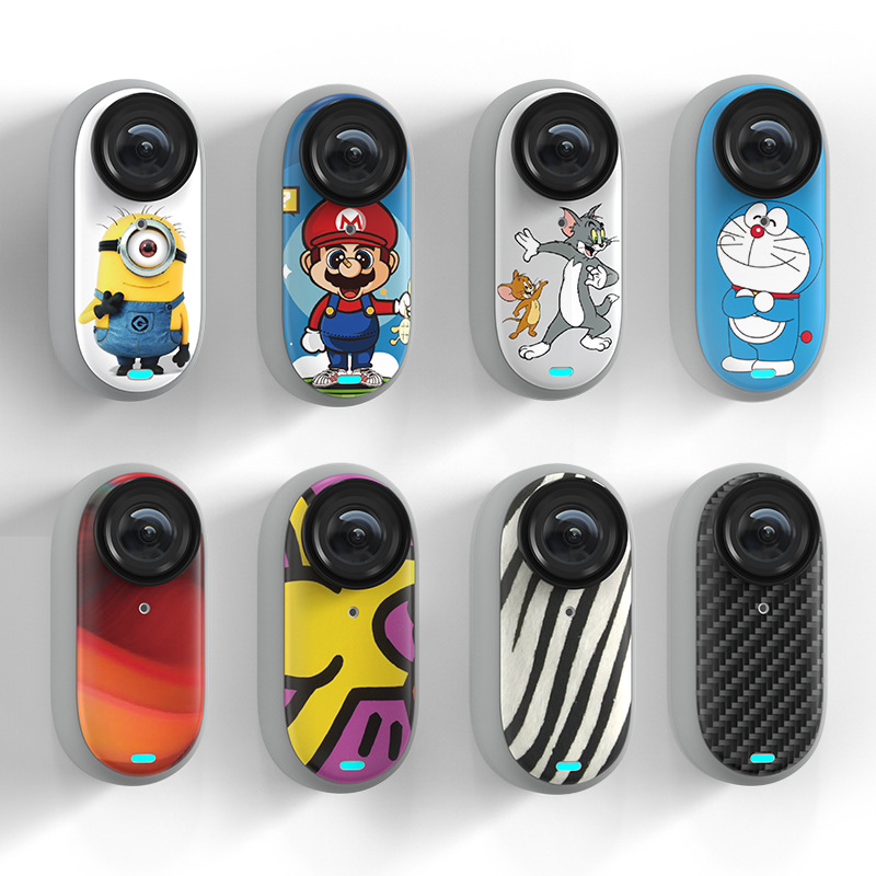 aMagisn Amai Insta360 GO3S GO3 Body Sticker Protector Shadow Stone Action Camera Accessories. 