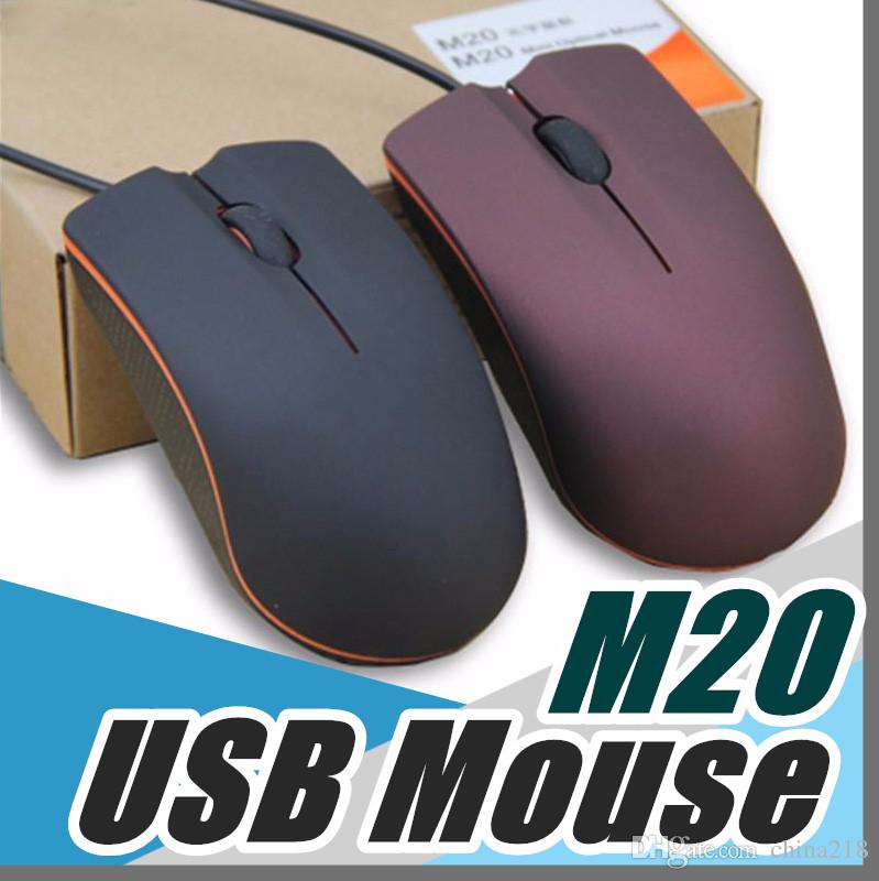 Lenovo M20 Wired USB Gaming Mouse Desktop Optical Mouse USB Wired Compatible with Windows & Mac. 