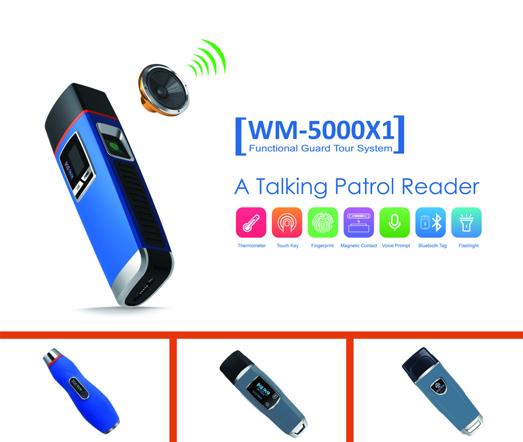 JMW WM-5000X1 Fingerprint Guard Tour Patrol System(5 years warranty). 