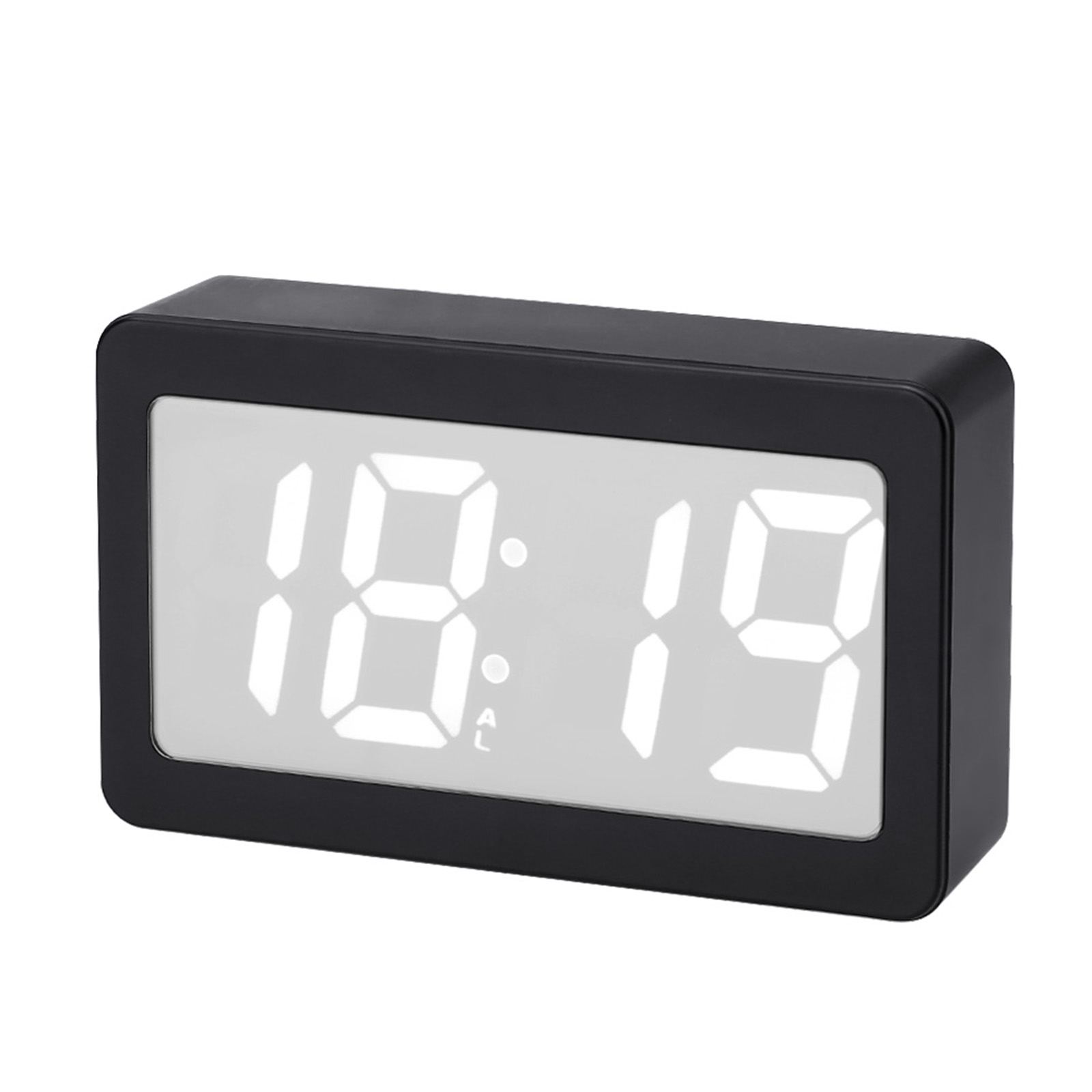 Migeet USB/batt-ery Powered Digital RGB LED Alarm Clock Time/Temperature/Date Display 115-Color Changing 3-Level Brightness Sound Control Desktop Alarm Clock--White. 