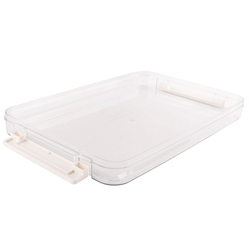 2Pcs Plastic Box Desktop Examination A4 Paper Document Storage Box Transparent Data Finishing File Box. 