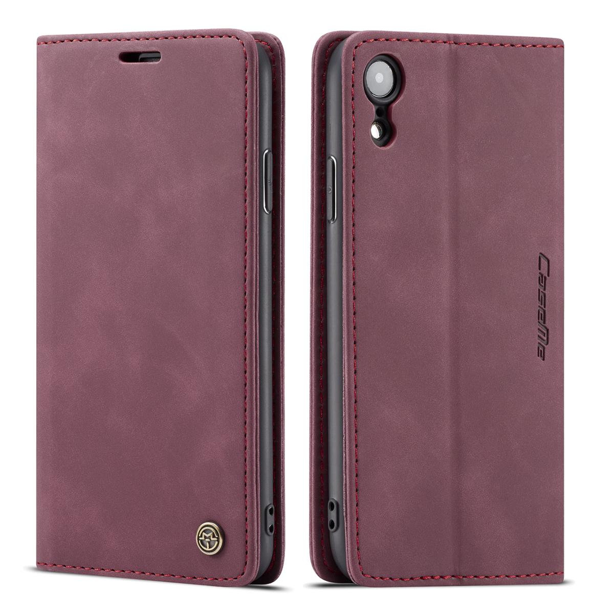 High Quality Retro Magnetic Flip Leather Case For Apple iPhone XR Phone Case Wallet Card Cover