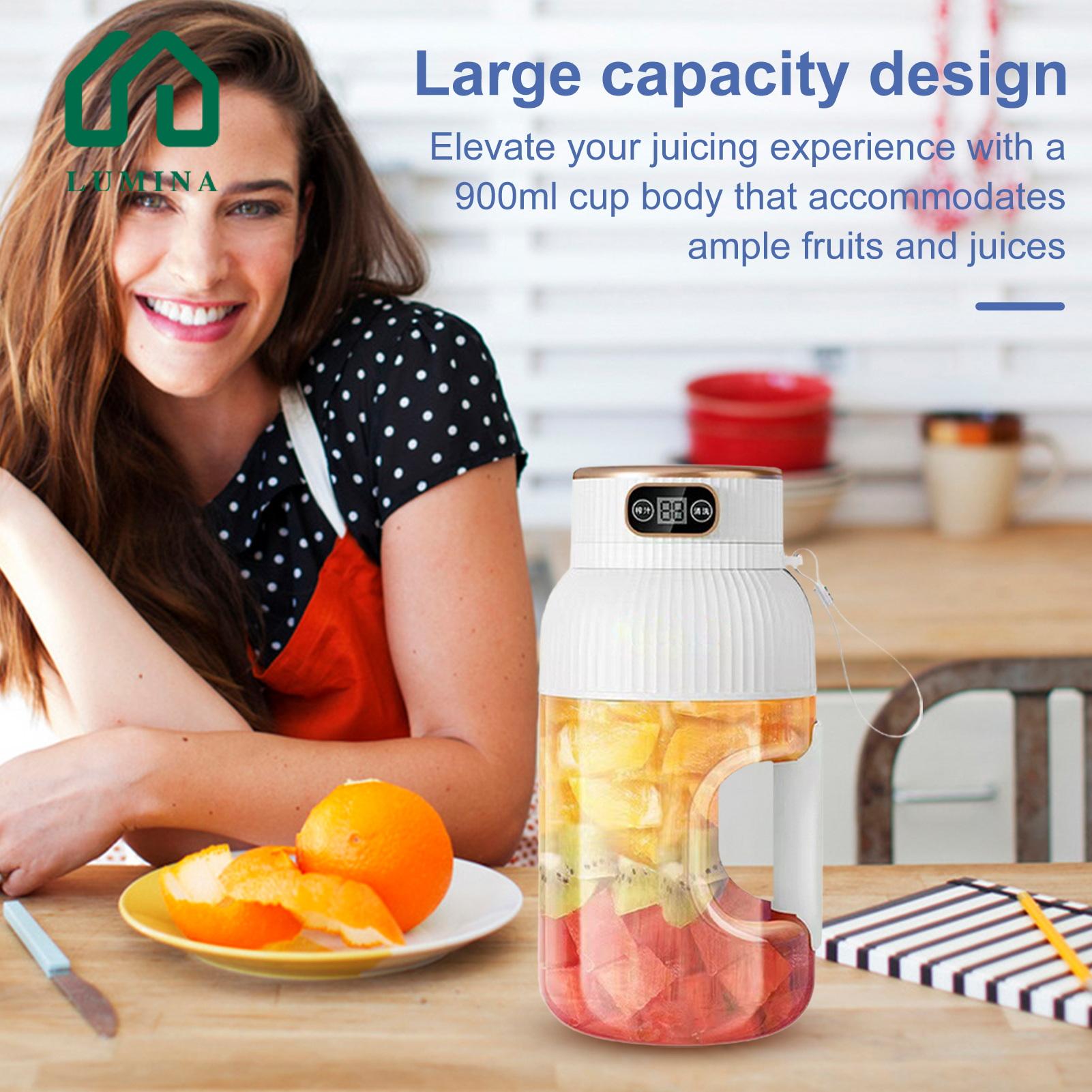 Lumina Cordless Fruit cer rle Cordless Usb Rechargeable Smoothie B er with Di l Display Multifunctional cer for On-t-go Use Rechargeable rle cer. 